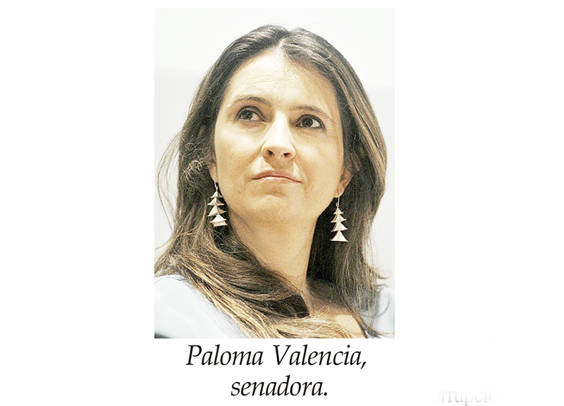 Paloma Valencia, senadora.