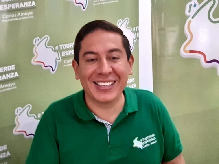 Carlos Amaya, precandidato presidencial.