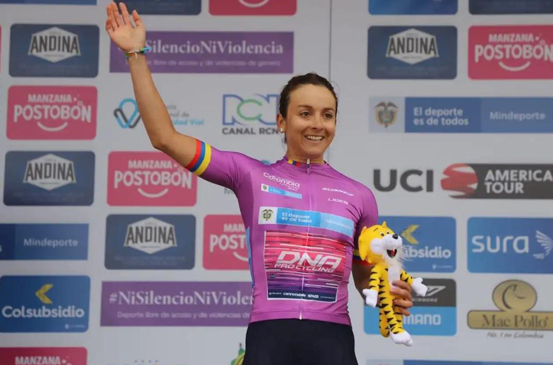 Diana Peñuela, ciclista.