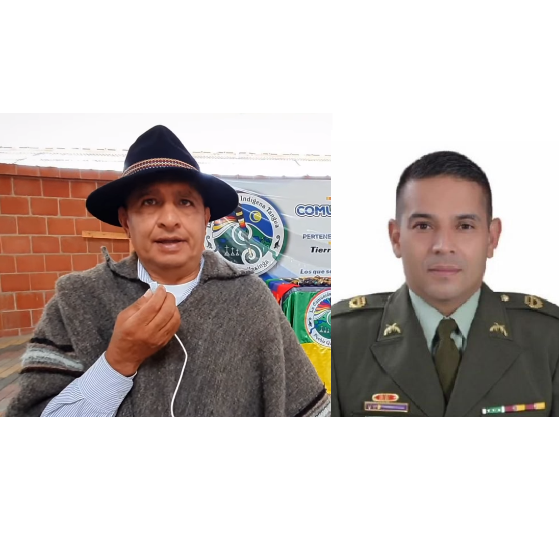 Jaime Guerrero, gobernador y Julio Olaya, jefe.