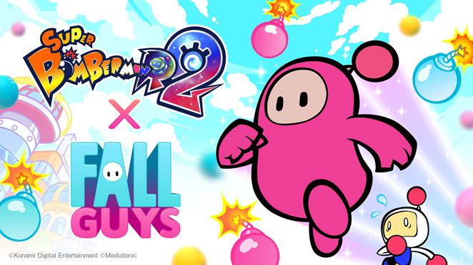 Konami anuncia una colaboración entre Super Bomberman R 2 y Fall Guys