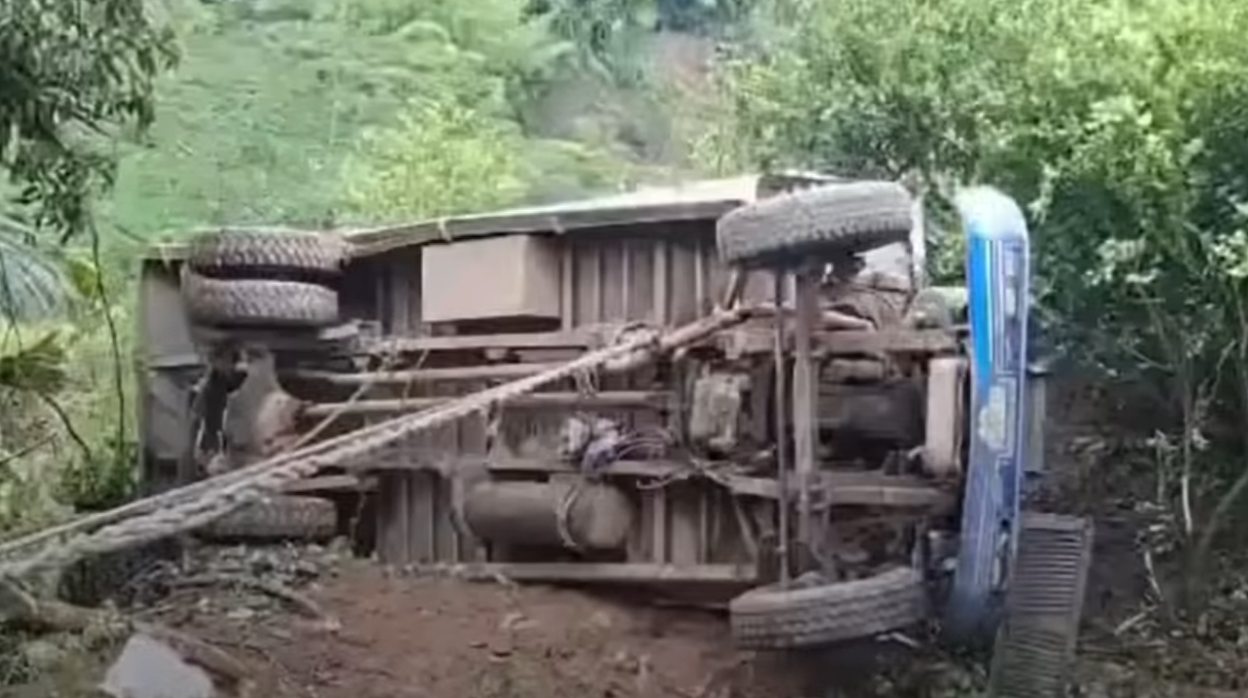 volcamiento de una chiva