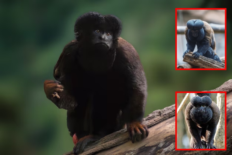 El mono saki de barba negra, un tesoro del Amazonas en peligro