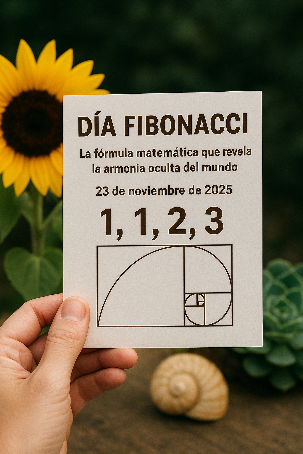 La sucesión de Fibonacci revela que la armonía del universo no es casual: está escrita en números.