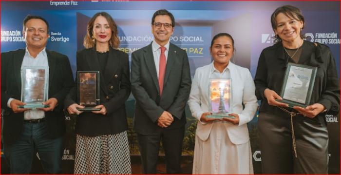 Ganadores- Premio Emprender Paz 2025- Cauca- Valle- Fundación Grupo Social- Cartón de Colombia Smurfit Westrock-