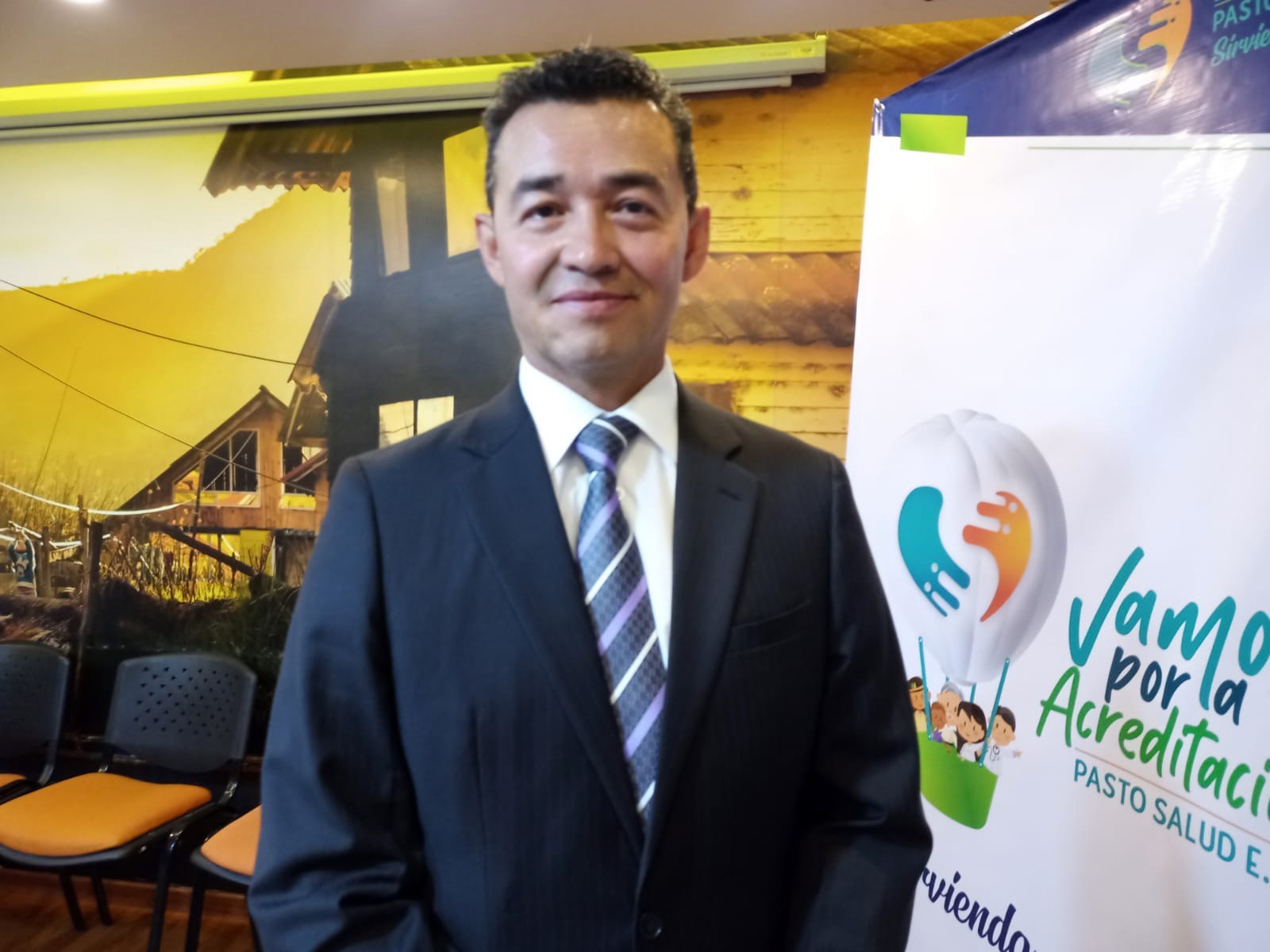 Fernando Morales Ortegón, al frente de Pasto Salud E.S.E en el municipio de Pasto, que a través de sus gestiones ha mejorado el servicio de salud.