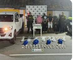 Captura de vehículo con explosivos