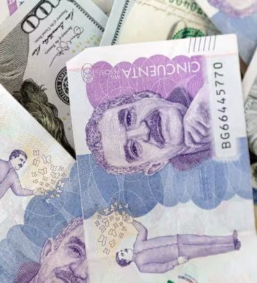 Dólar en Colombia cae y cierra la jornada de este 23 de diciembre por debajo de los $3.800