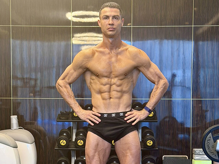 ¡Impresionante! Así luce Cristiano Ronaldo a semanas de cumplir 41 años
