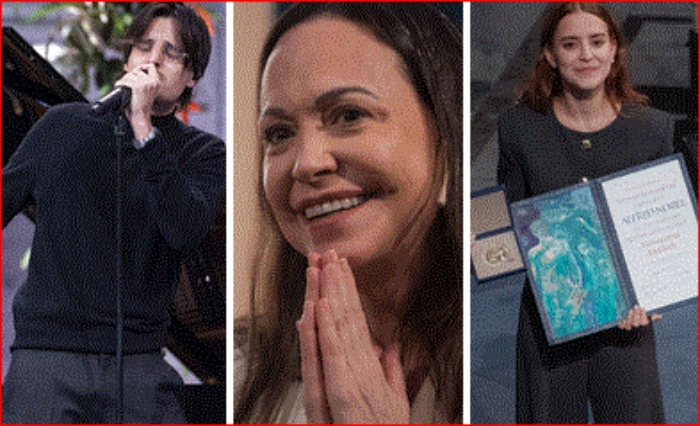 Danny Ocean lanzó ‘Alma Llanera’ y ‘Venezuela’ tras emotiva interpretación en Premio Nobel de la Paz