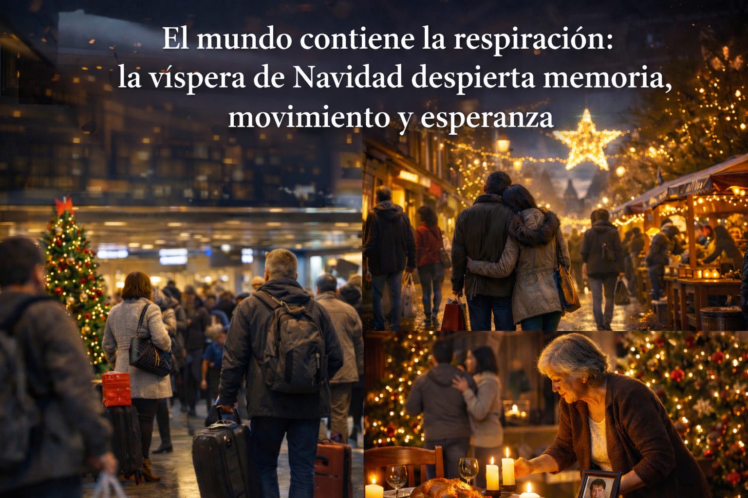 El mundo contiene la respiración: la víspera de Navidad despierta memoria, movimiento y esperanza