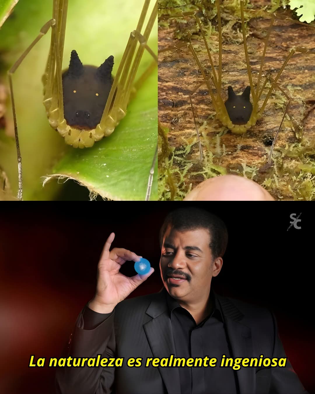 una criatura sacada de una película de ciencia ficción