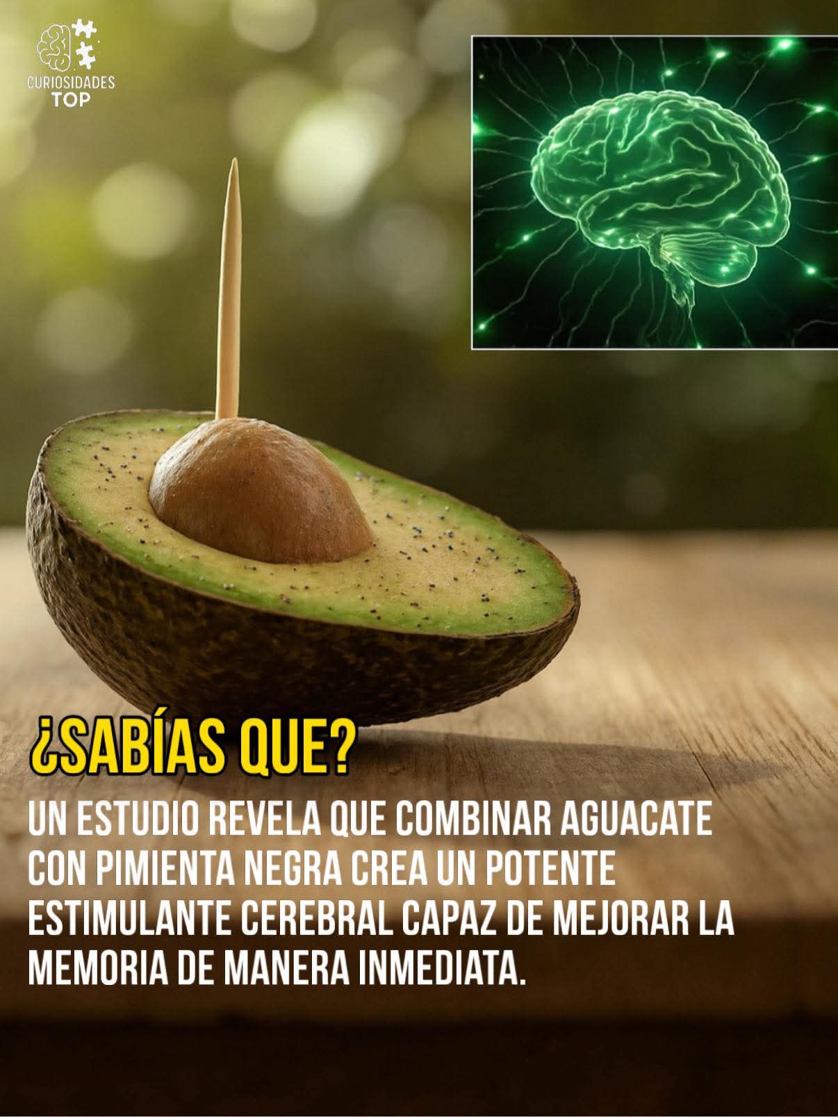 El aguacate y la pimienta negra podrían convertirse en la próxima actualización sencilla para tu cerebro