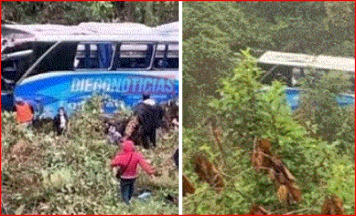 Bus de Copetran se accidentó en la vía Bucaramanga- Arauca, un muerto y varios heridos
