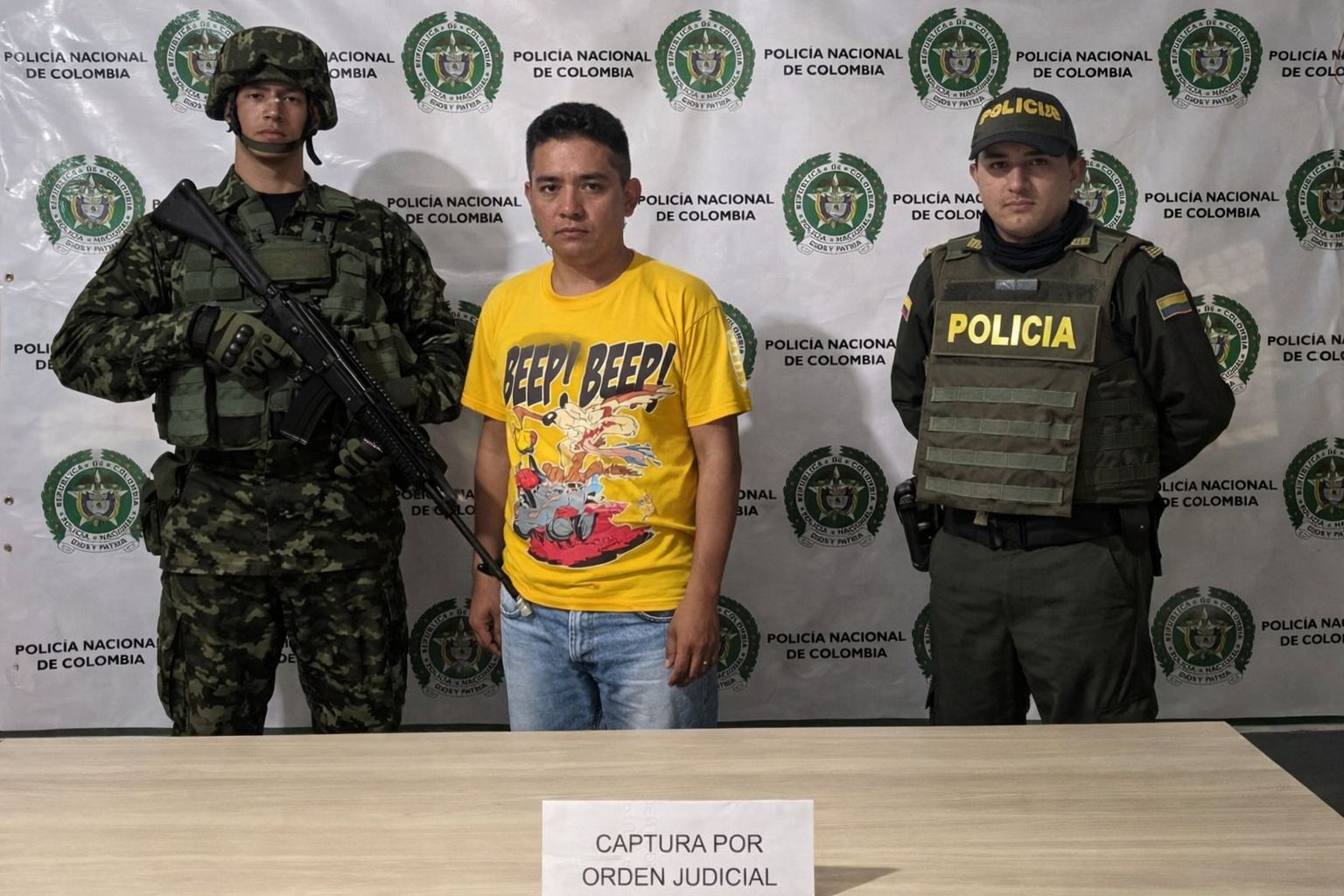 Capturado por violento