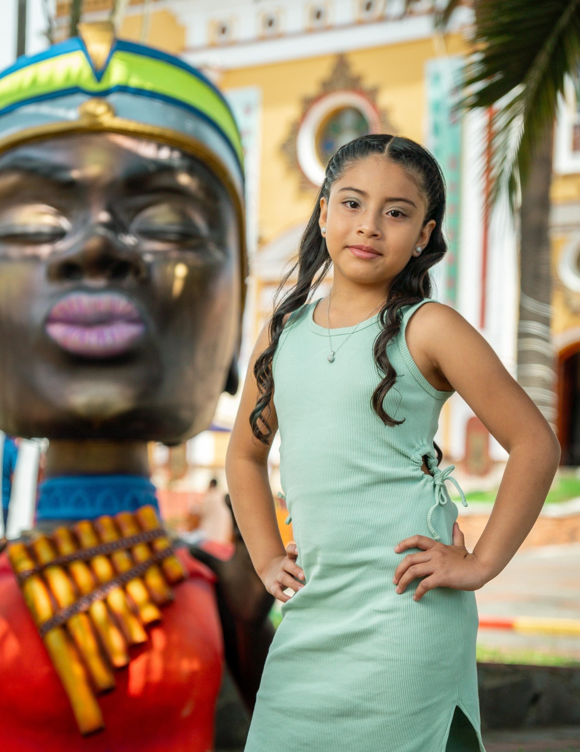 Ana Victoria Arteaga brilla por su carisma en el camino al Carnavalito 2026 de El Tambo