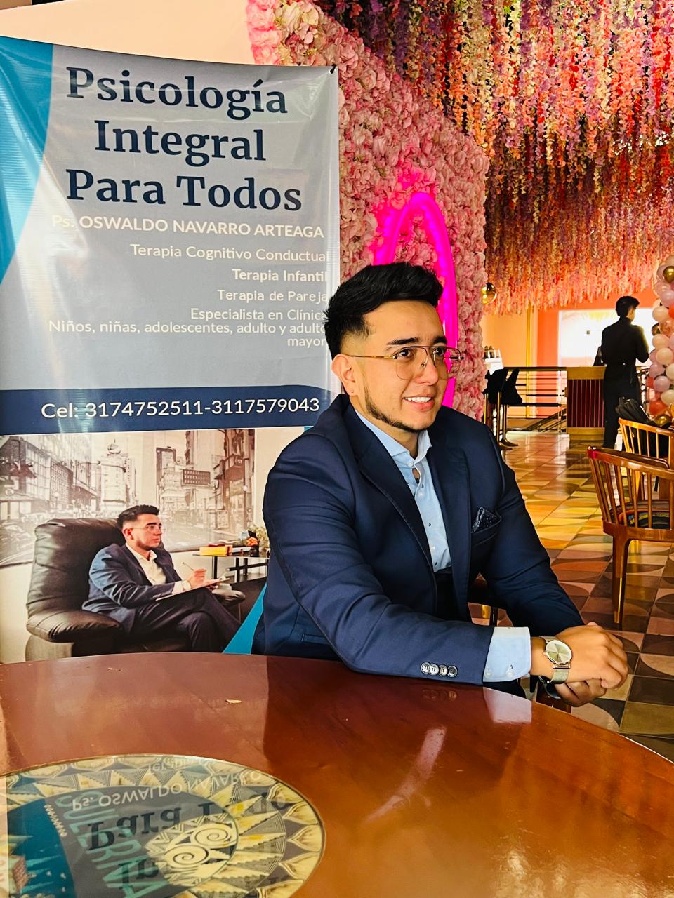 Oswaldo Navarro, psicólogo clínico.