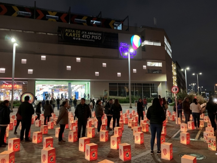 7dic- Velitas- Faroles- centro comercial Paseo Villa del Río- Bogotá-