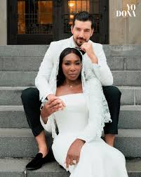 Venus Williams se casa con el actor y modelo Andrea Preti.