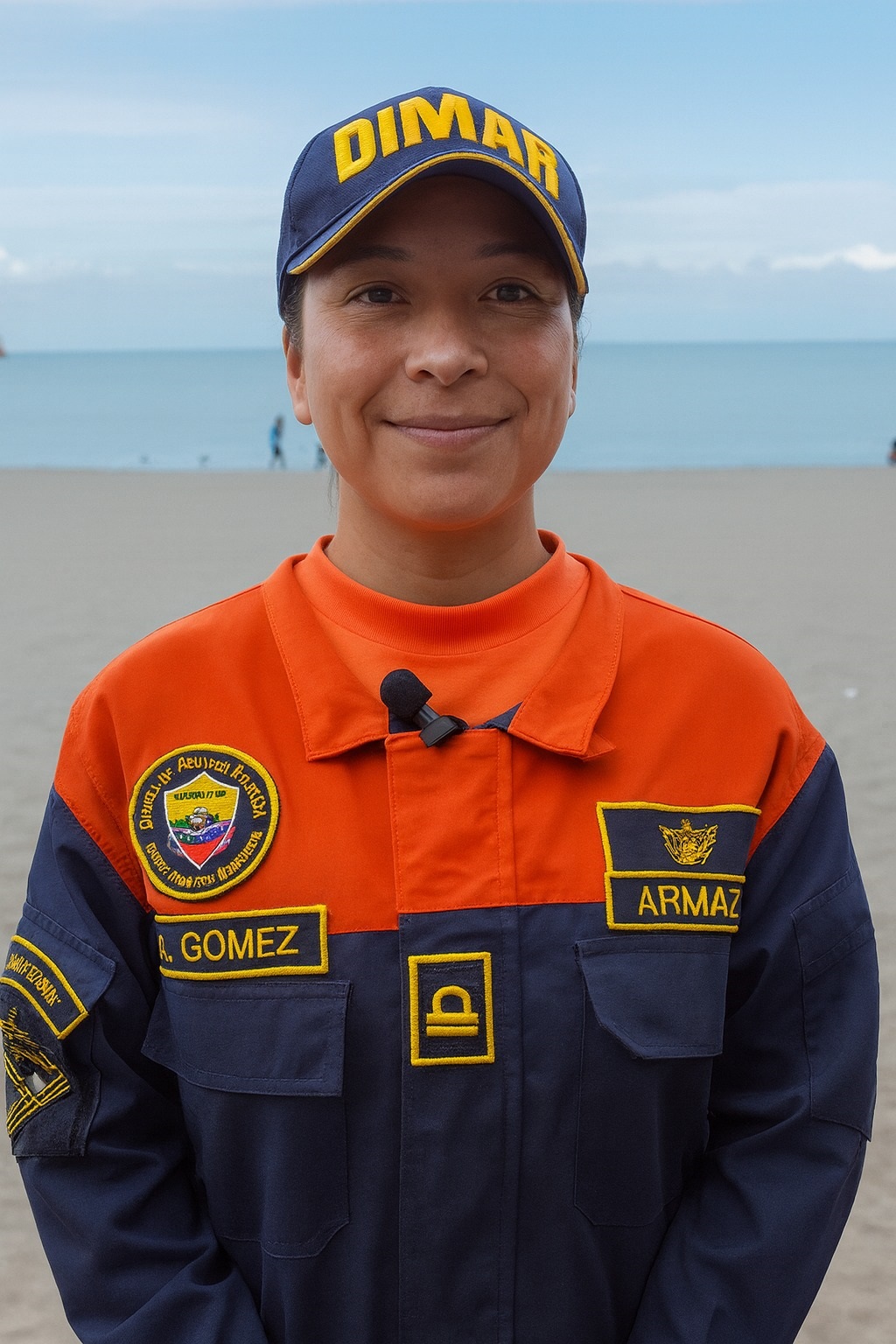 Samantha Gómez, capitán (e).