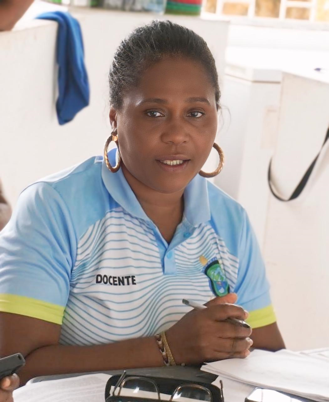 María Rosero, docente.