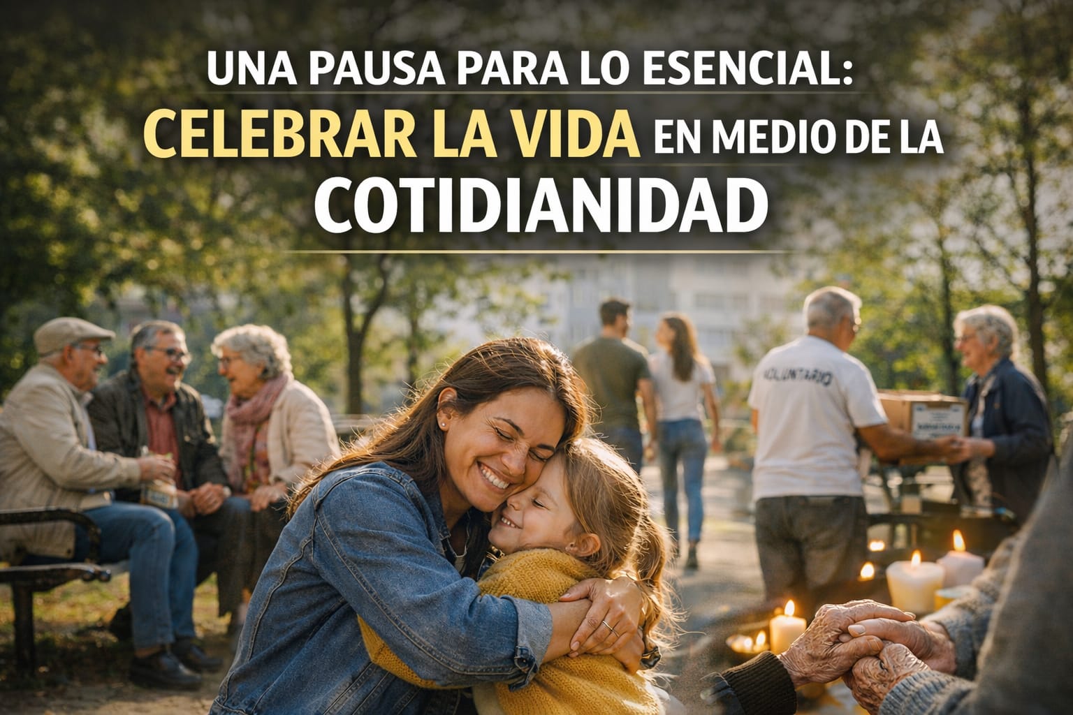 Celebrar la vida no es ignorar las dificultades, sino afrontarlas con humanidad.