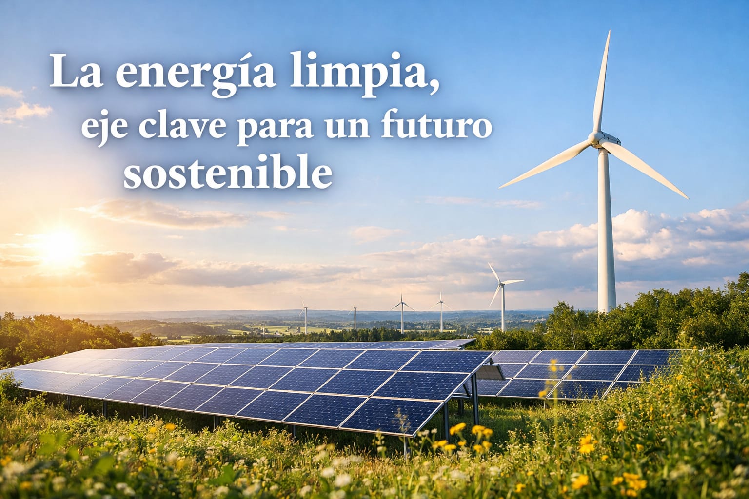 La energía limpia es el camino hacia un desarrollo que respeta al planeta y a las futuras generaciones.