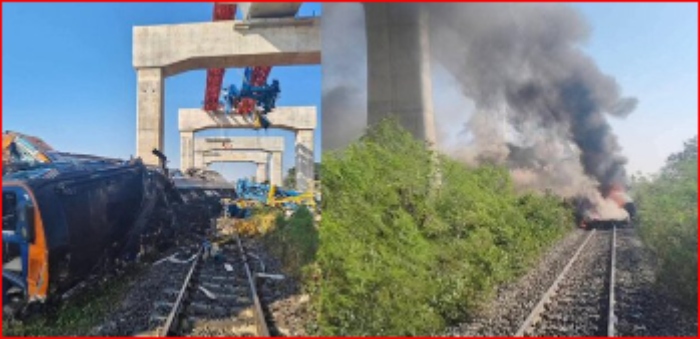 Tragedia- Tailandia- Tren- muertos. grúa- Bangkok - 14Ene