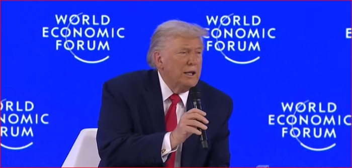 Trump- eeuu- Davos- Suiza- Forono Económico- 21 Ene-