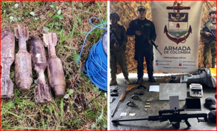 Cauca- Ejército- Armada- Explosivos- Alias Iván Mordisco- Disidencias- 17feb-