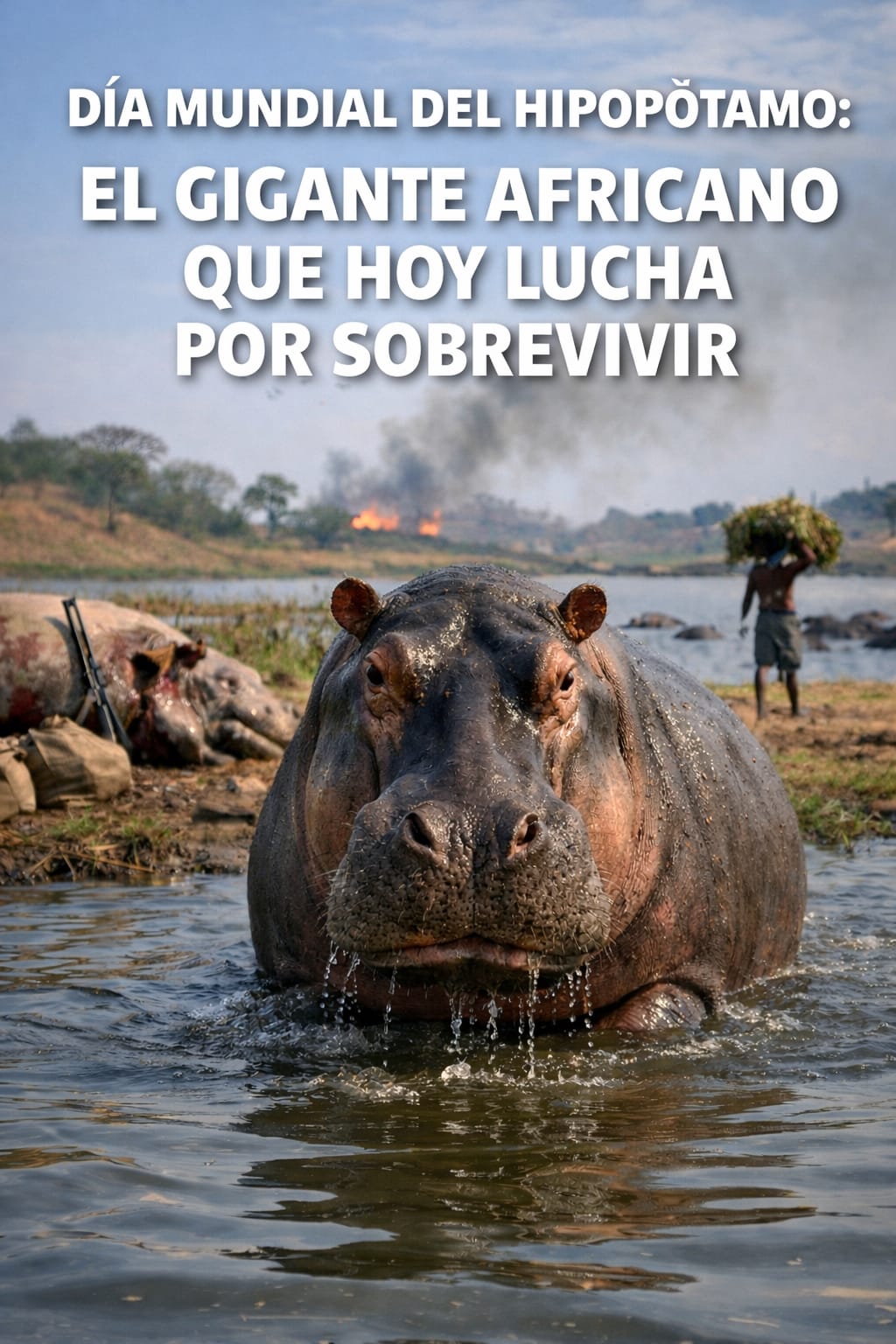 Cuidar al hipopótamo es cuidar los ecosistemas que sostienen la vida.