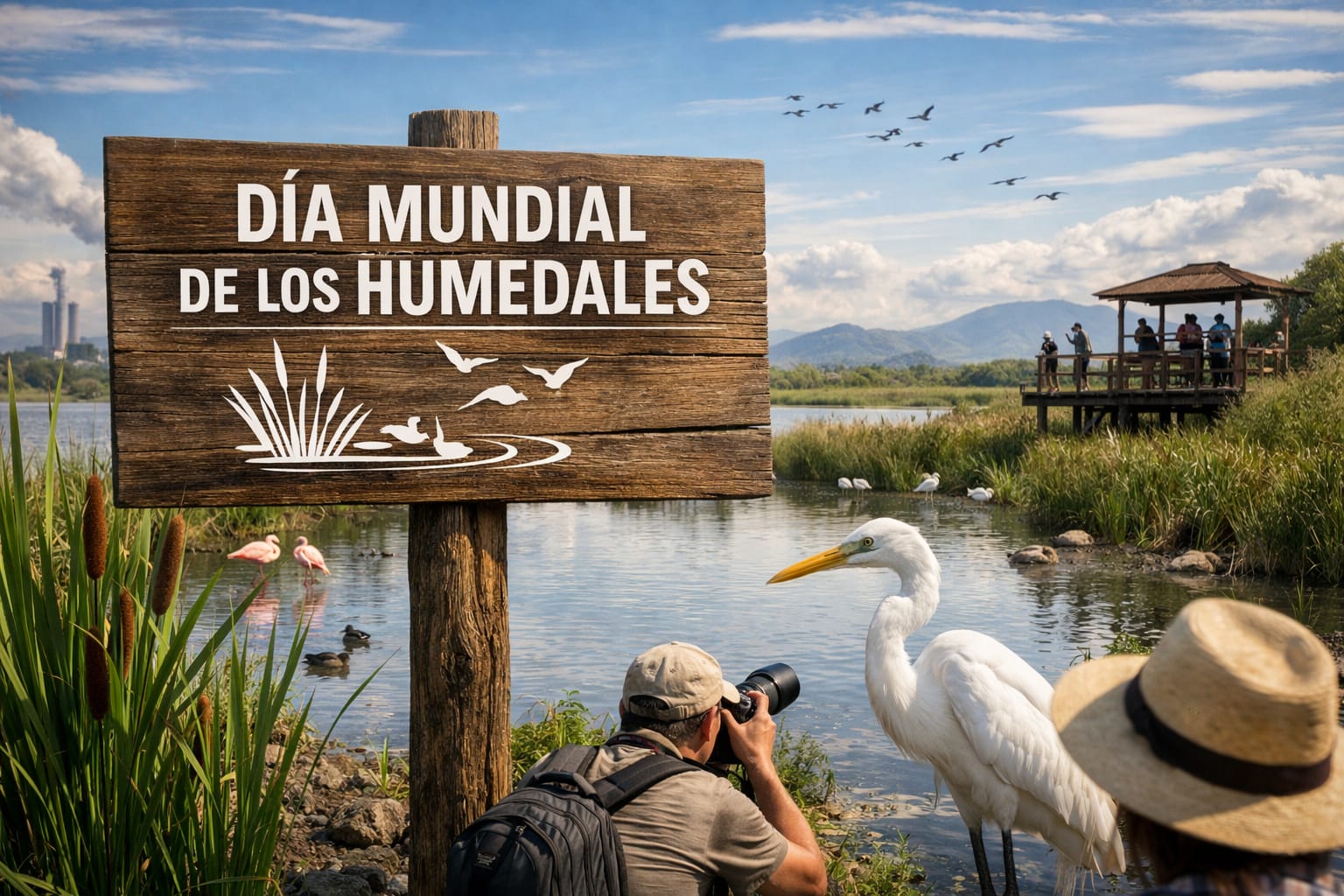 Los humedales son el corazón del agua y el refugio de la vida.
