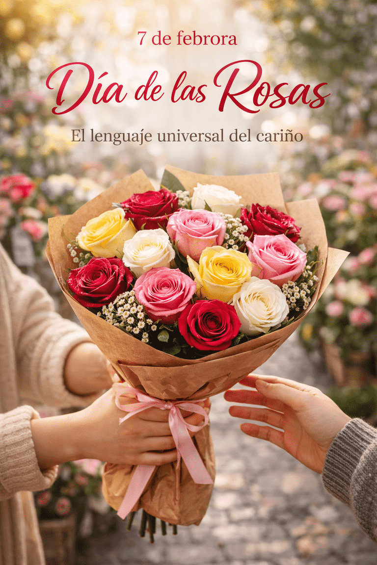 Un pétalo, un color y un mensaje directo al corazón.