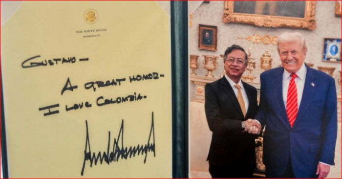 Trump- Petro- Colombia- Casa Blanca- 3FEB-