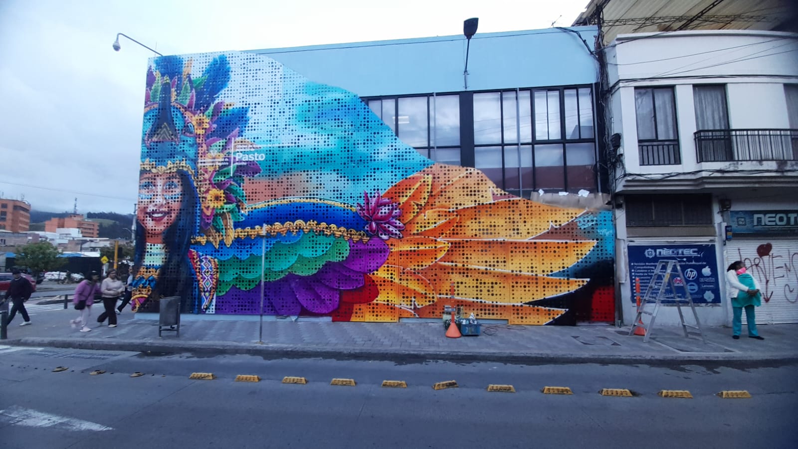 José Bernardo Villarreal, profesor de aerografía.