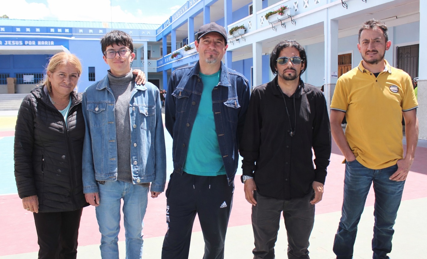 En la imagen, de izquierda a derecha: Olga Portilla, David Melo, Luis Narváez, Juan Erazo y Carlos Benavidez, quienes resaltaron el trabajo de las autoridades durante la jornada electoral.