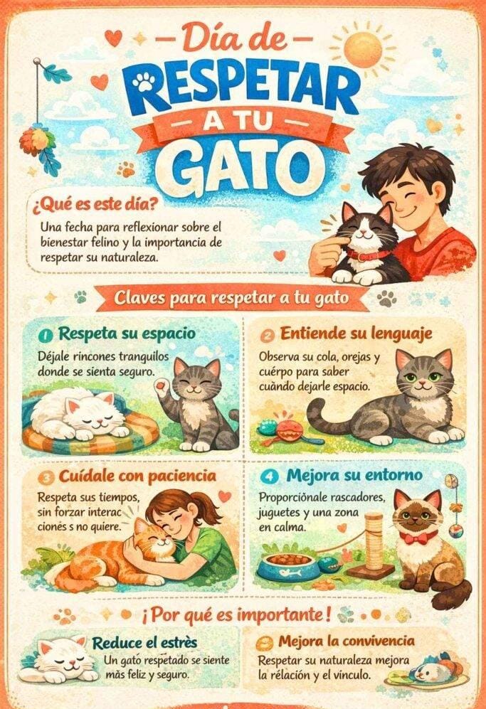 Respetar a un gato es entender su mundo, no imponer el nuestro.