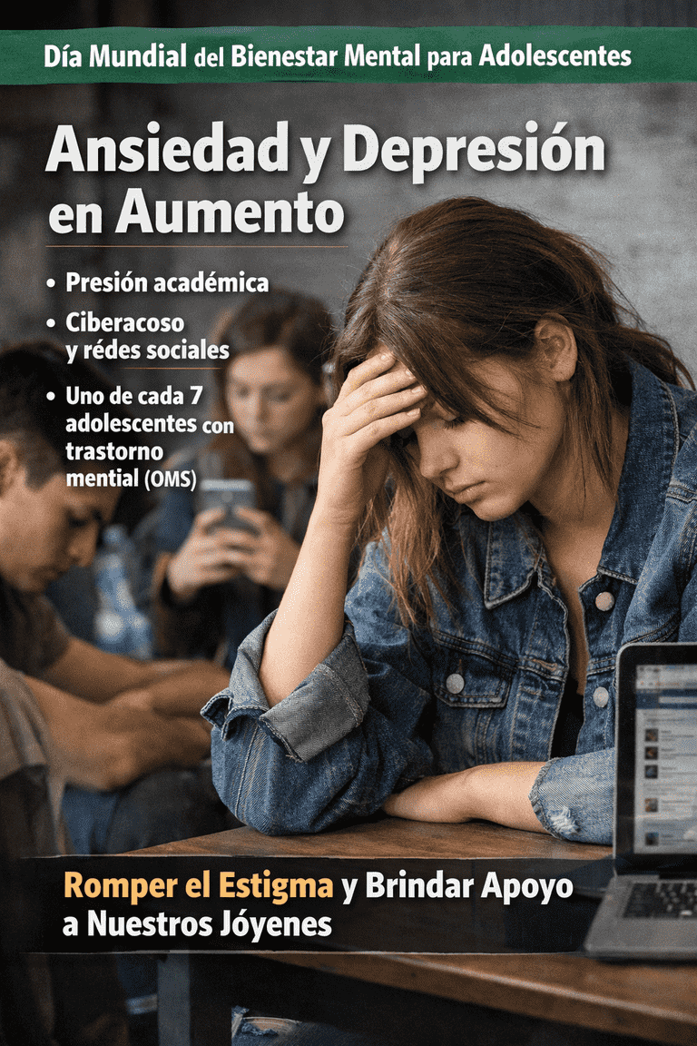 La salud mental adolescente no es una moda, es una prioridad urgente.