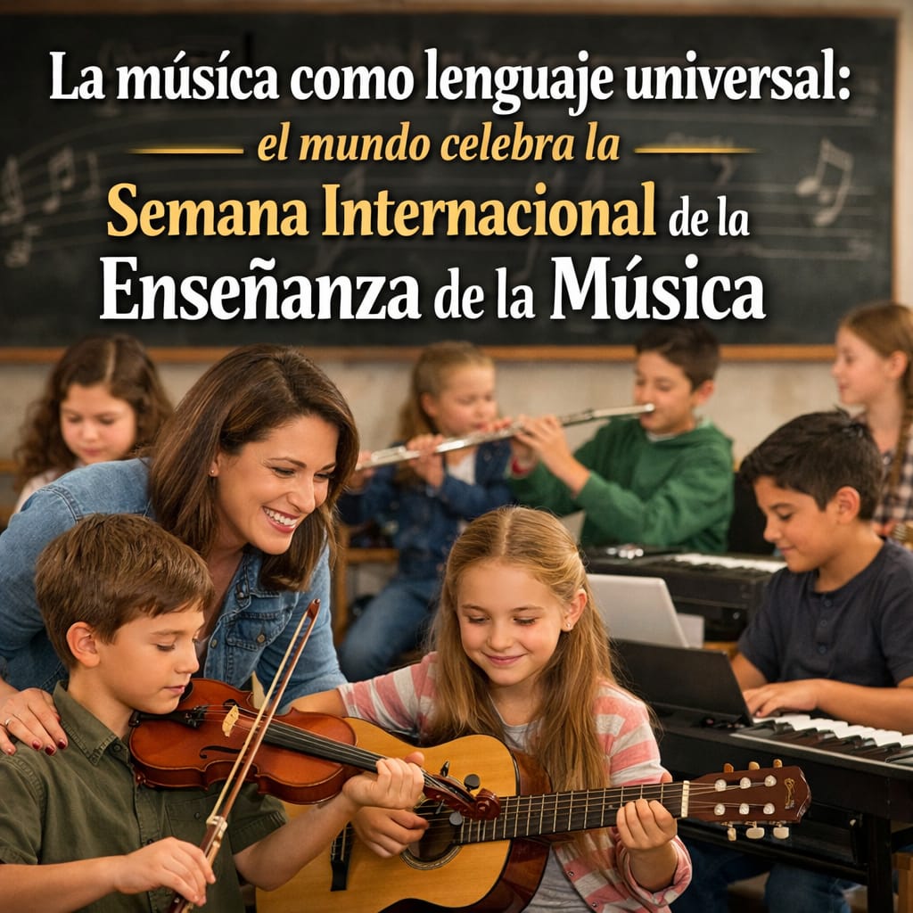 Enseñar música es sembrar creatividad, disciplina y sensibilidad.