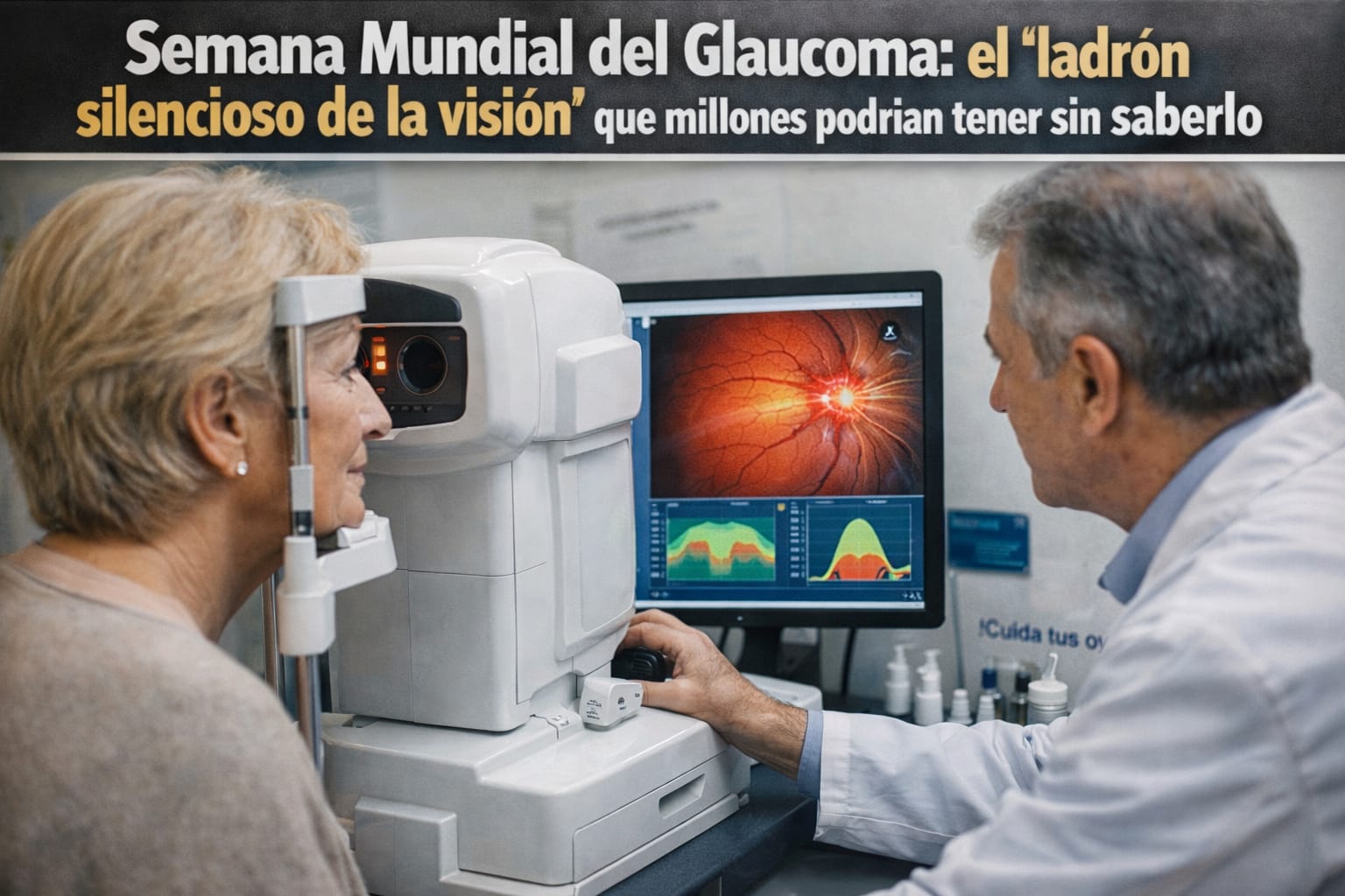 La detección temprana del glaucoma es la clave para conservar la vista.