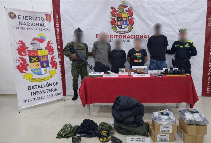 Fuerzas Militares- GAO- Ejércitio- ,Córdoba- Tierralta- material del guerra- 18mar-
