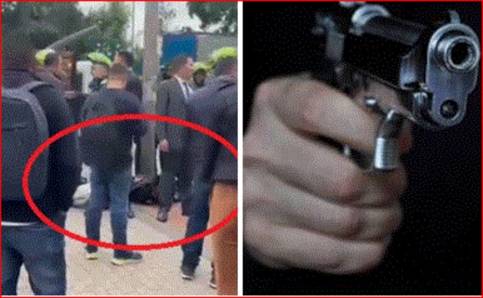 BOGOTÁ- Calle 26- heridos- Escolta- Policía- 12Abr-