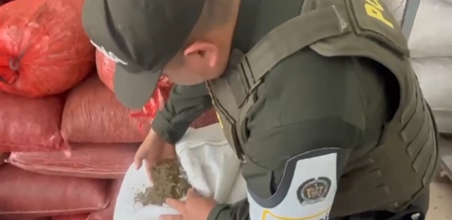 Policía- Maicao- Semana Santa Segura- alimentos- Dian-