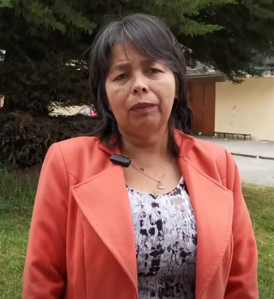 Luz Zuñiga, rectora.