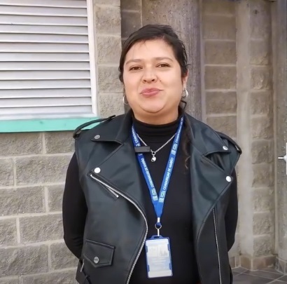 Nataly Cáceres, profesional.