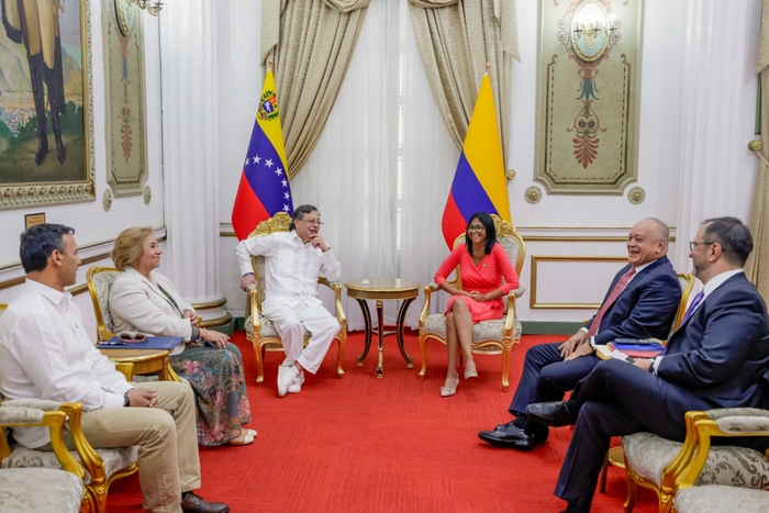 Petro- EEUU- Trump- Venezuela- Colombia- Delcy Rodríguez-María Corina Machado- 24Abr-