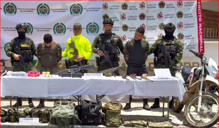 Ejército- Gaula Militar- Santander- Captura- Alias Queso- Alias Ocañero- Conquistadoras de la Sierra- ACS-