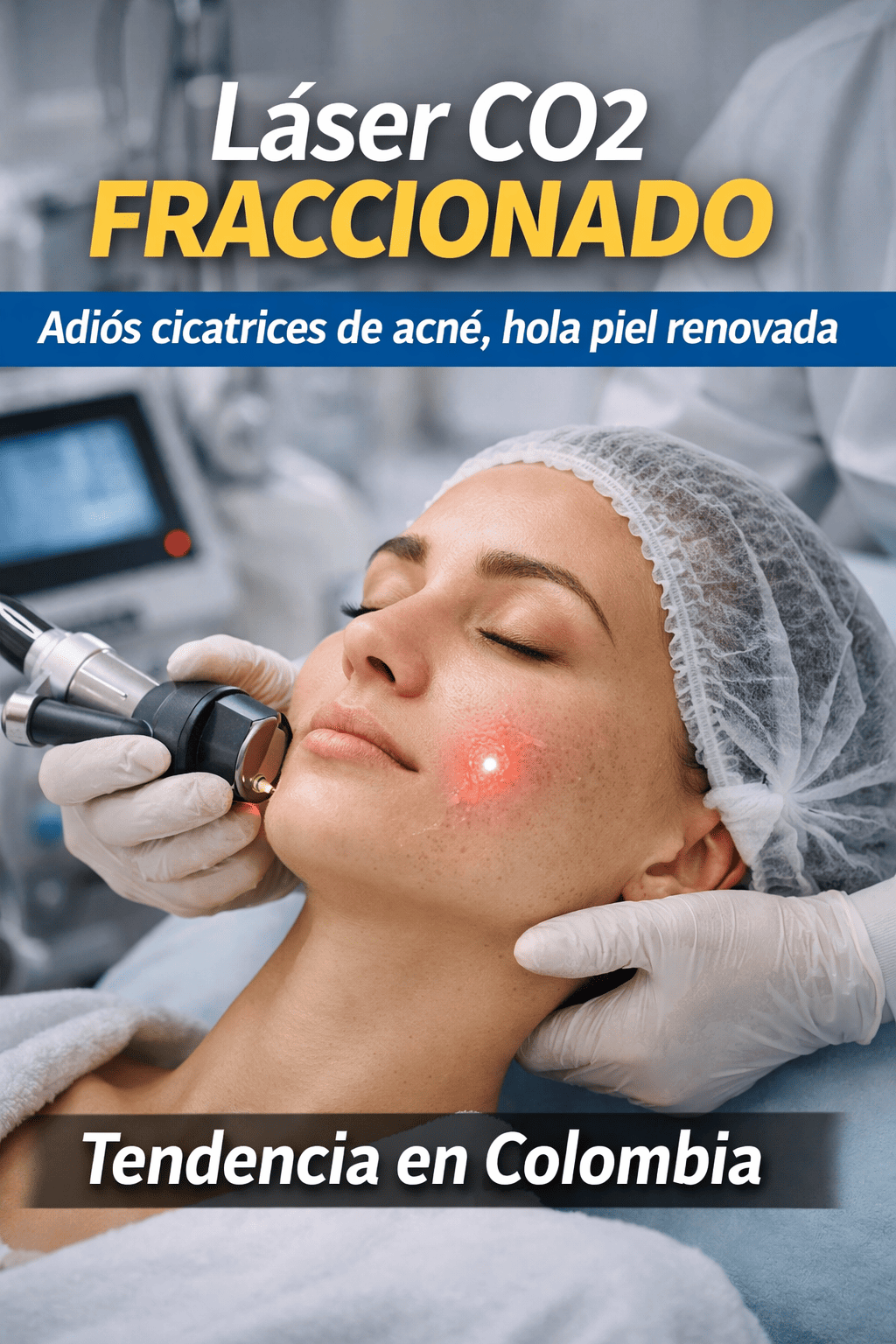 El láser CO2 fraccionado se posiciona como uno de los tratamientos estéticos más solicitados en Colombia durante 2026. Su capacidad para mejorar la apariencia de la piel, especialmente en personas con cicatrices de acné, ha impulsado su demanda en clínicas dermatológicas de ciudades principales como Bogotá, Medellín y Cali.