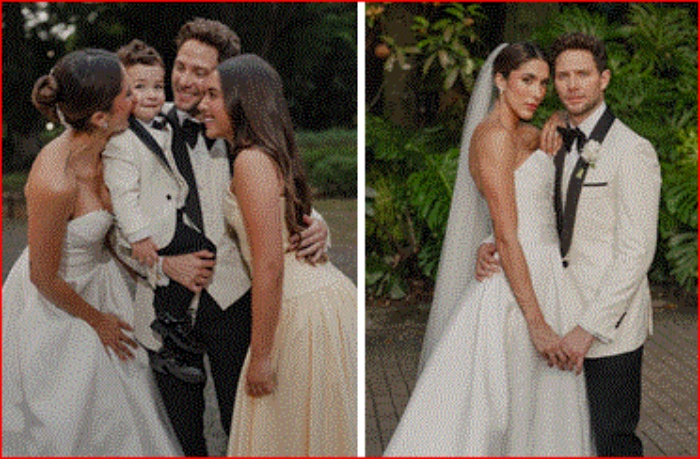 Gabriel Coronel- 20Abr- Daniela Ospina- James Rodríguez- David Ospina- Salomé Rodríguez-matrimonio-