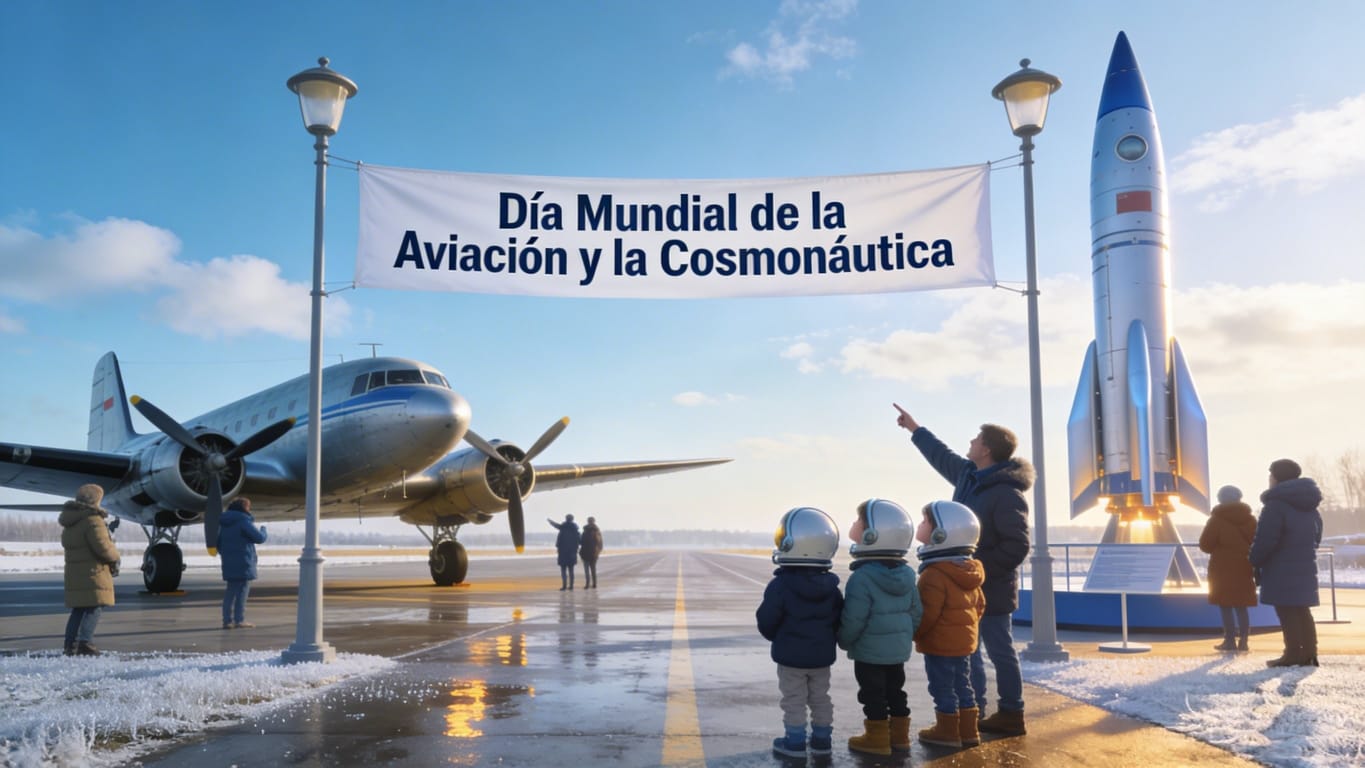 “La aviación y la cosmonáutica demuestran que la curiosidad humana no reconoce fronteras, ni siquiera las del universo.